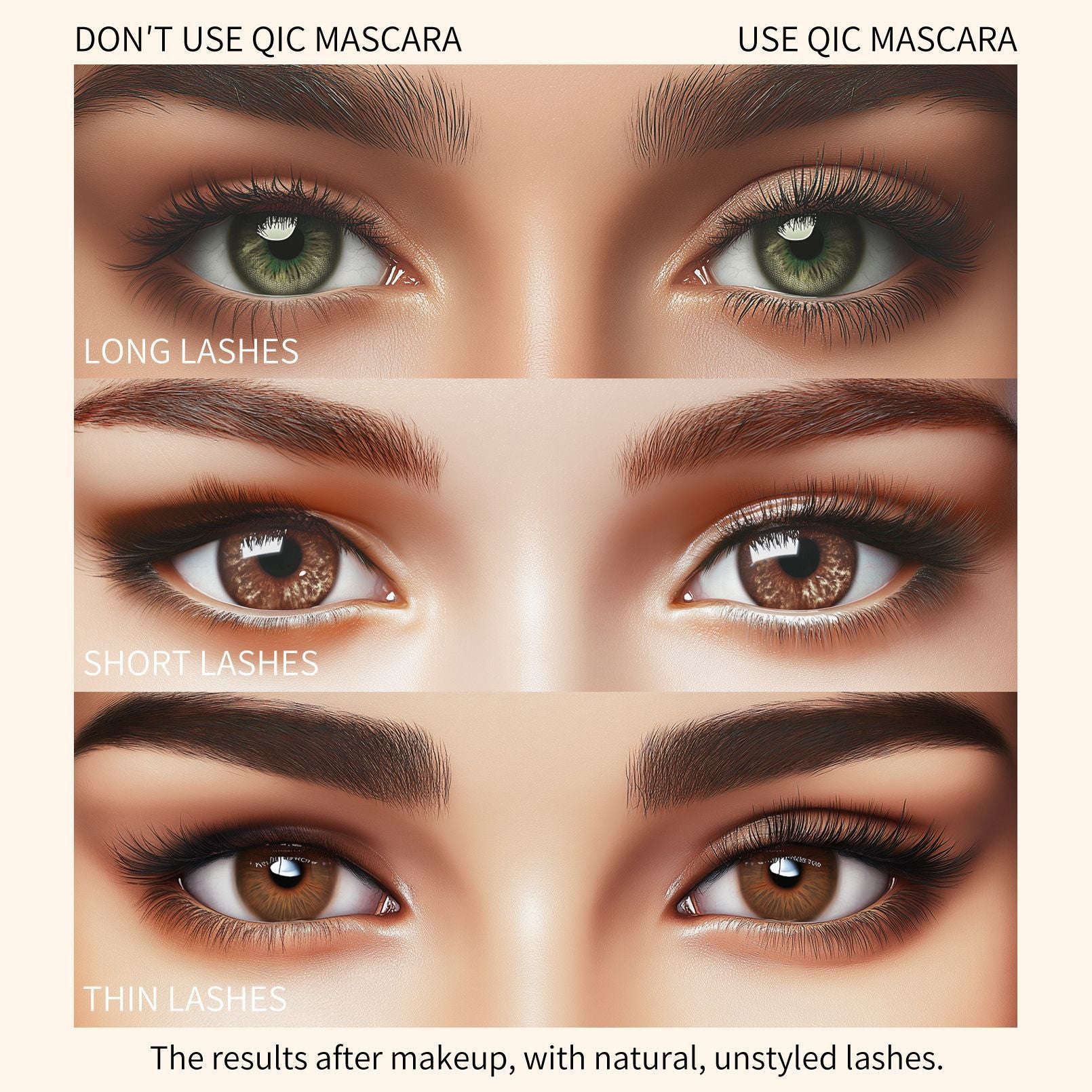 Mascara Maquillage Talons Hauts Imperméable Ne Coule Pas