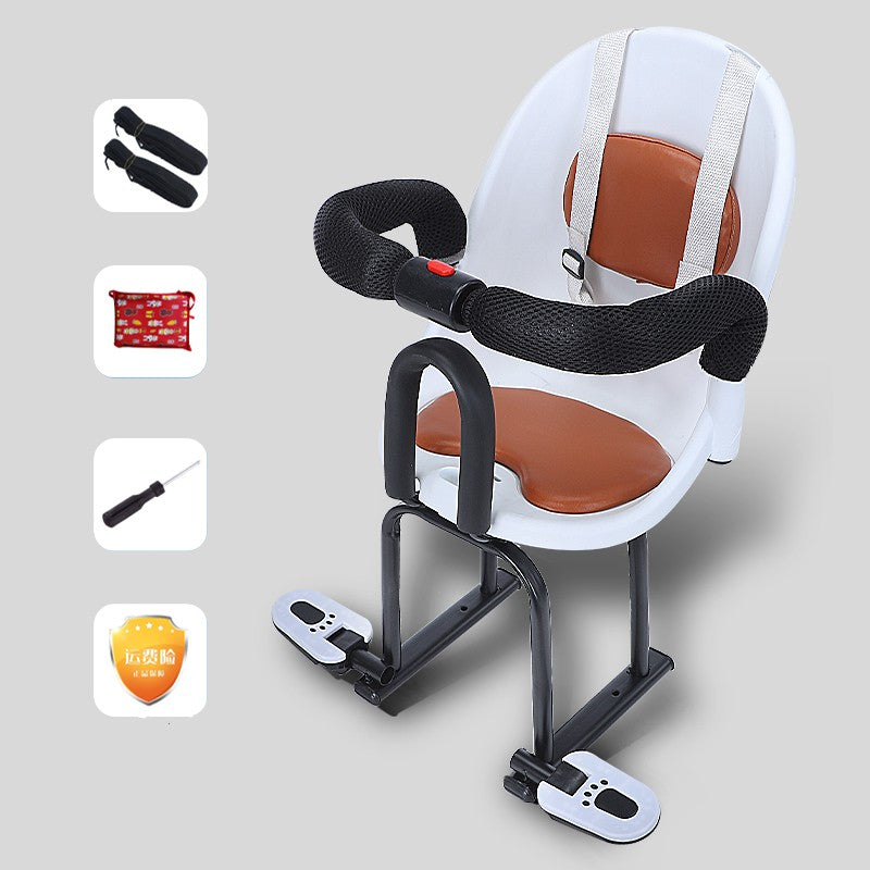 Asiento delantero de seguridad para patinete de batería para bebé