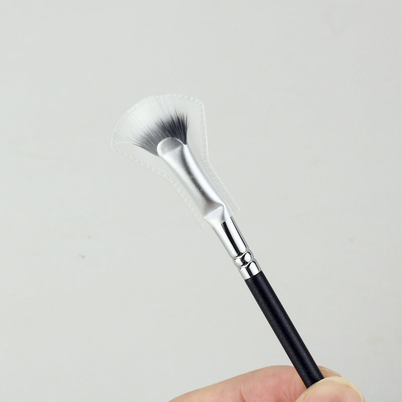 Brosse à Mascara en Poudre à Pois en Forme d'Éventail