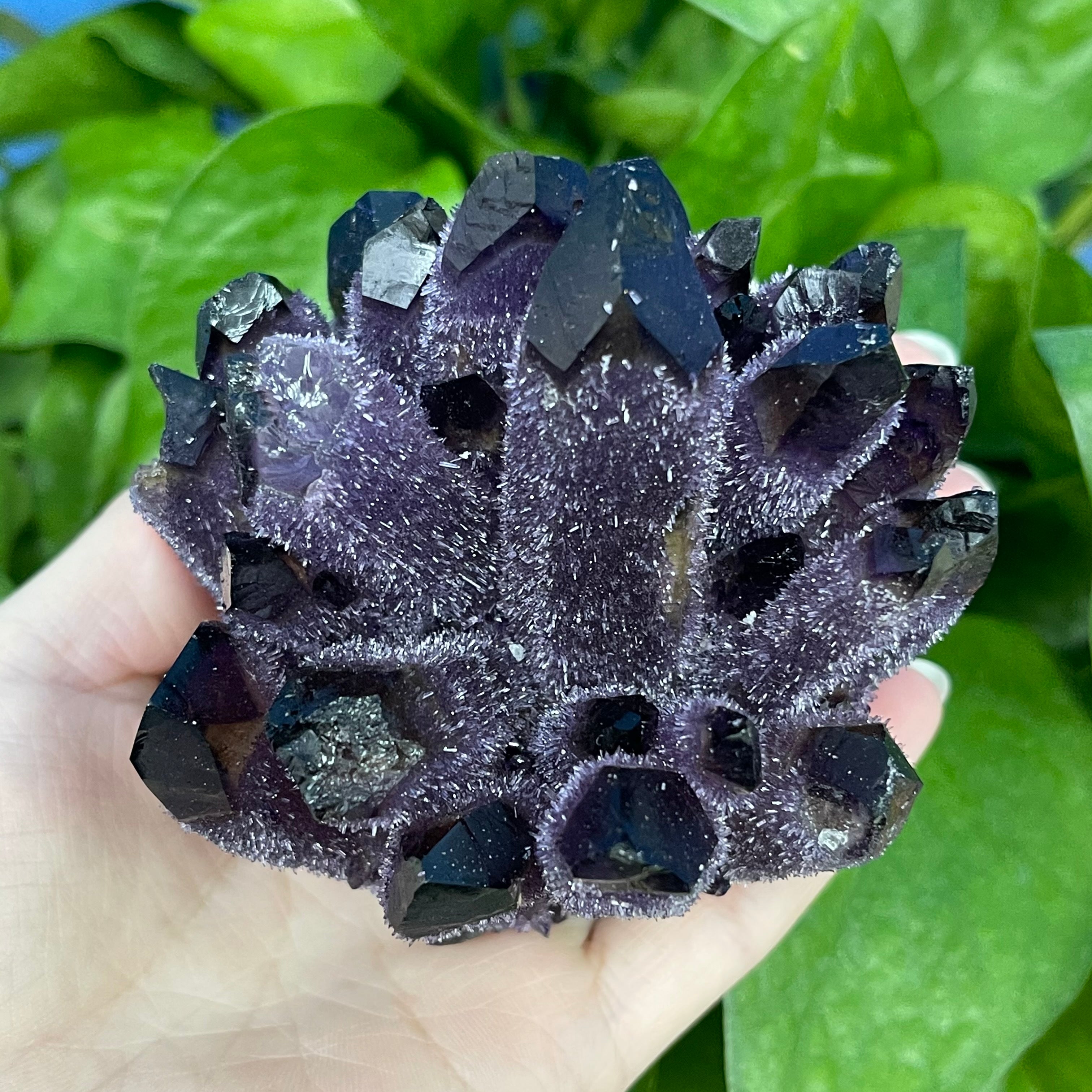 Fashion Natural Amethyst Power Stone Mineral Ornaments