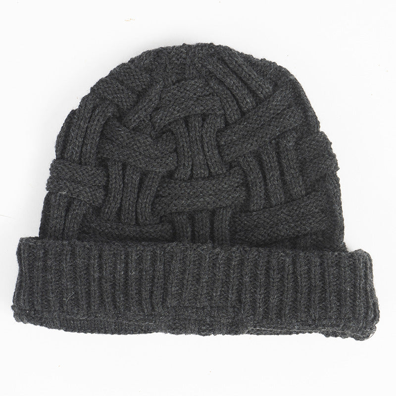 Casque audio Bluetooth en tricot chaud d'hiver