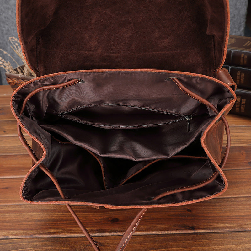 Sac de voyage en cuir grande capacité pour homme