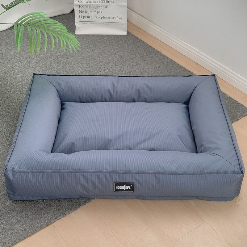 Tapis de chenil d'été imperméable et entièrement amovible et lavable pour chien
