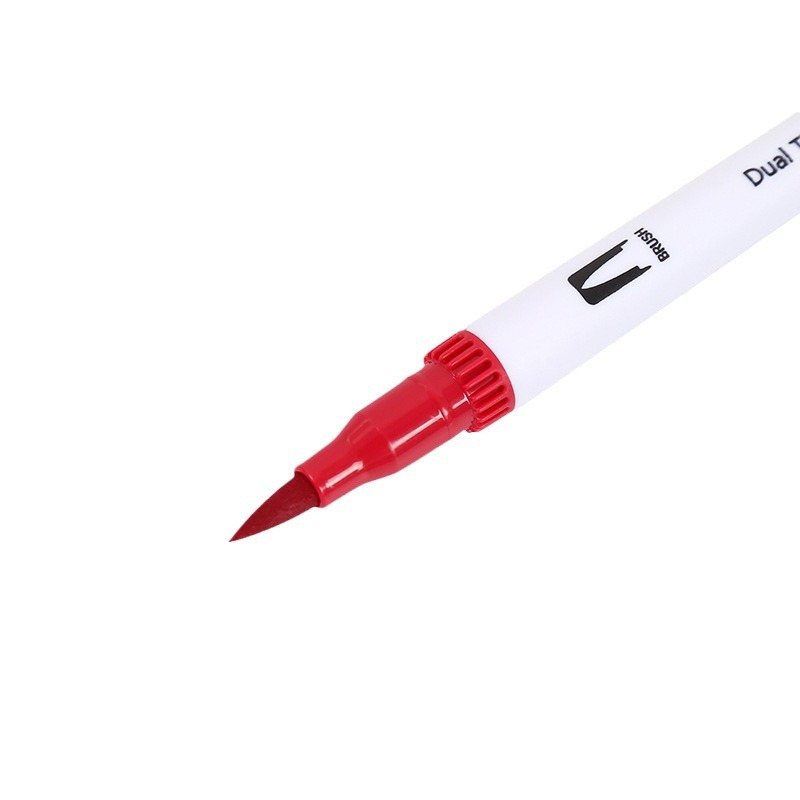 Ensemble de stylos aquarelle double-pointe Marqueurs de couleur Stylo à crochet doux pour peinture