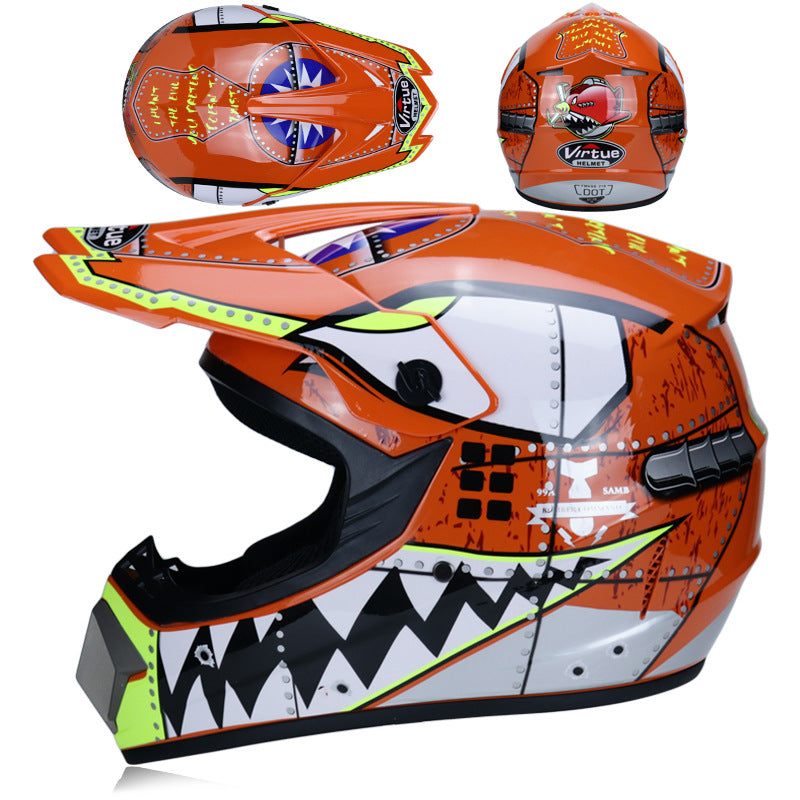 Casque Tout-Terrain Moto Petit Casque Tout-Terrain