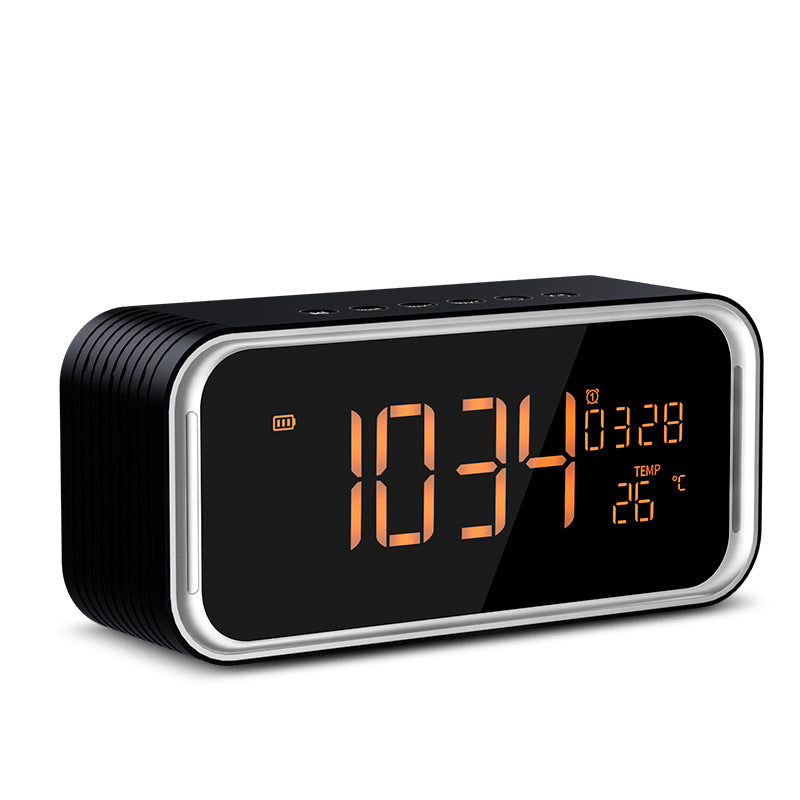 Private Model Big Screen Dual Alarm Clock Bluetooth Speaker