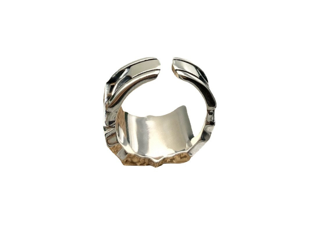 S925 Sterling Silver Cross Ring Vintage