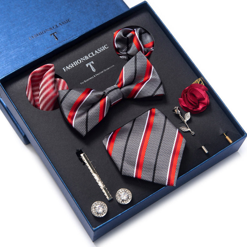 Ensemble cravate et costume formel 8 pièces pour homme