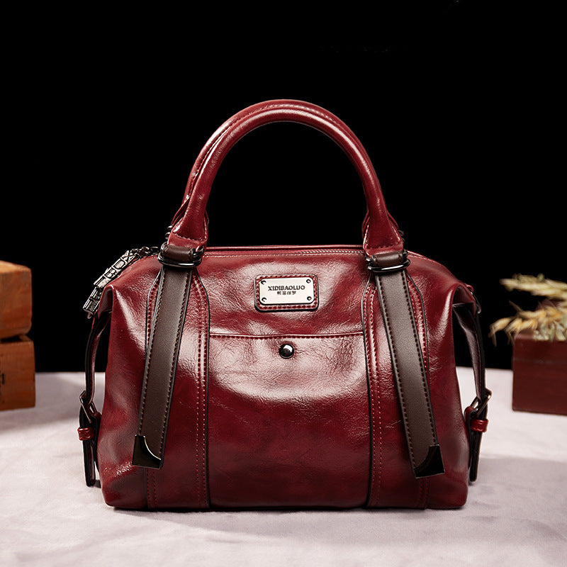 Sac bandoulière rétro pour femme grande capacité