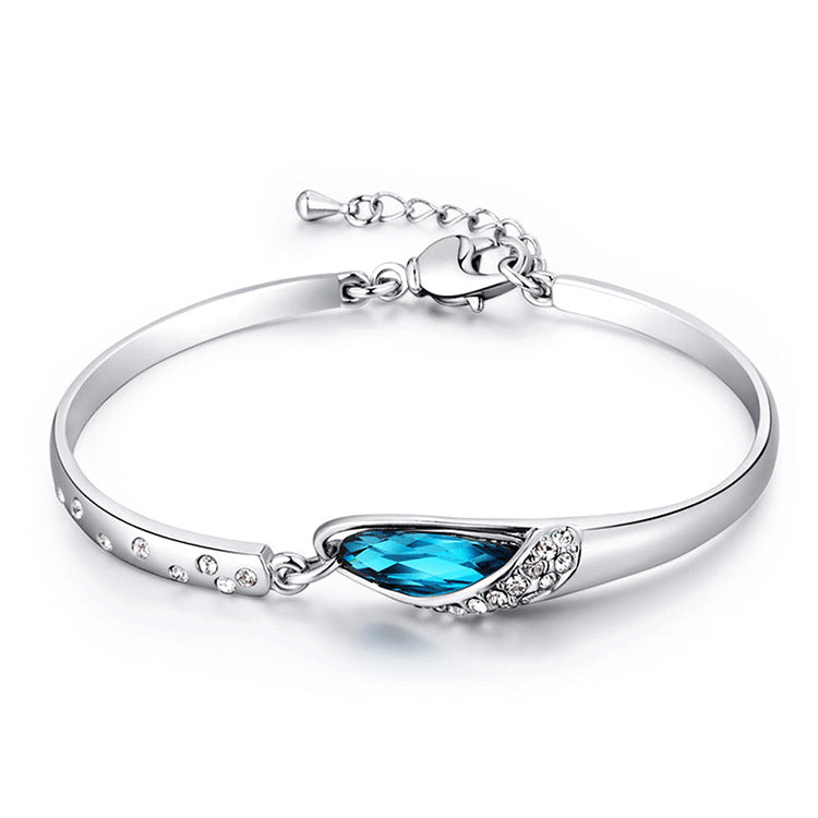 Bracelet en cristal en verre Shijia, chaussures de mode