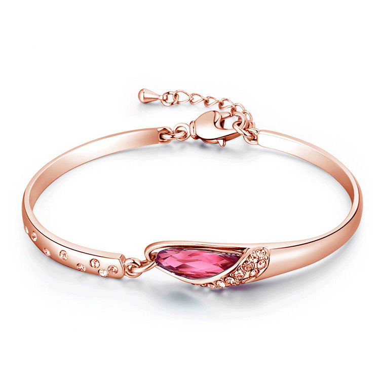 Bracelet en cristal en verre Shijia, chaussures de mode
