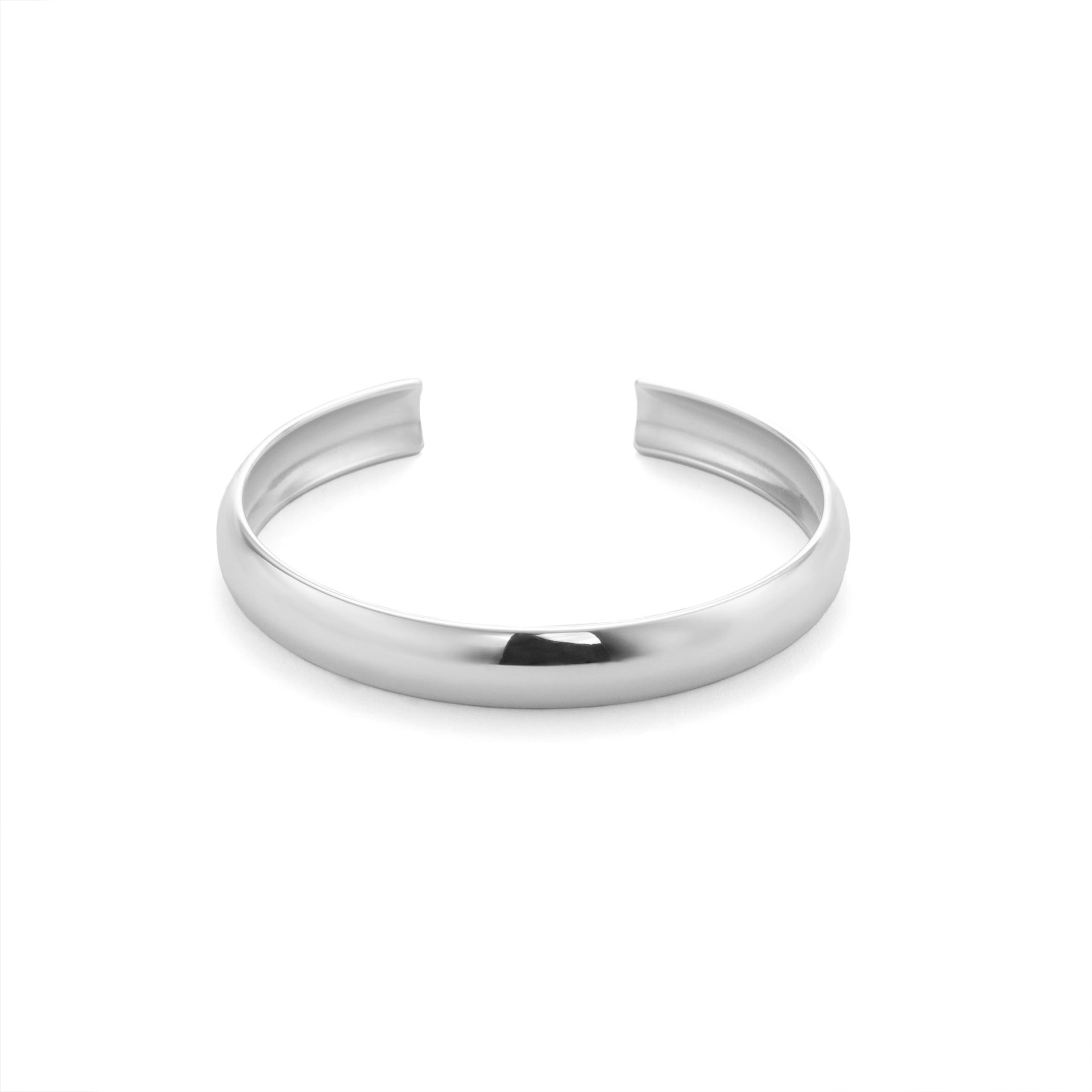 Bracelet pour femme en acier inoxydable, finition polie fine