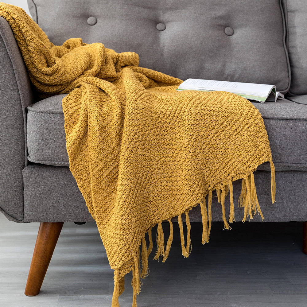 Nordic Sofa Blanket Air Conditioning Cover Photography Blanket