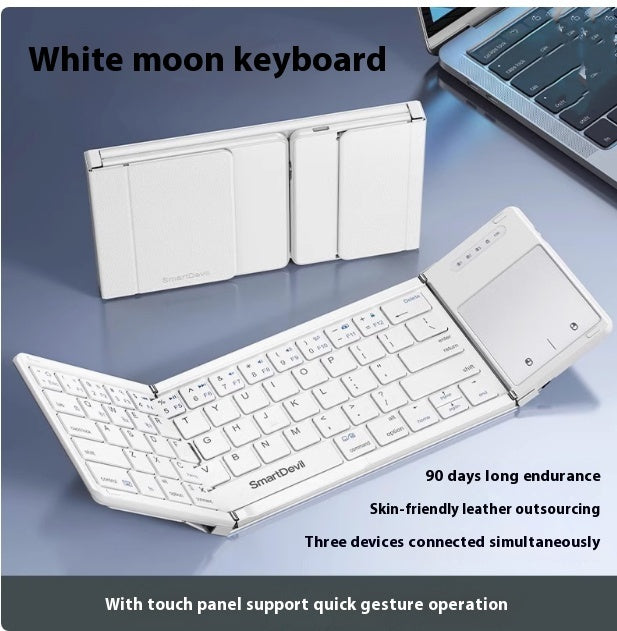 Clavier pliable Bluetooth sans fil Magic Control Suite Souris portable
