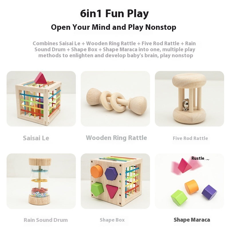 Children's Early Education Wooden Plug-Le Toy