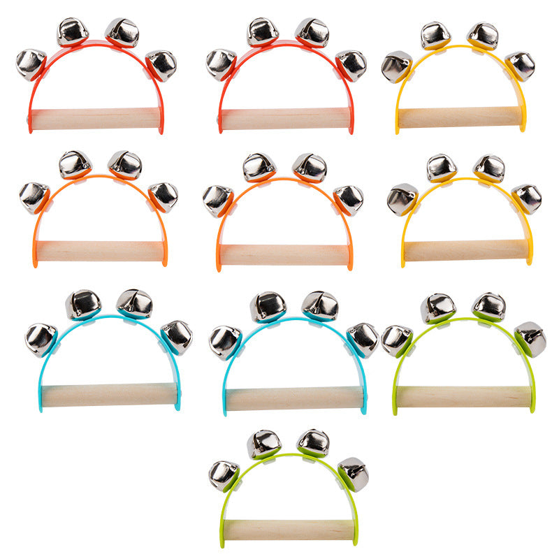 Wooden Semicircle Handbell Children's Musical Instrument Toy