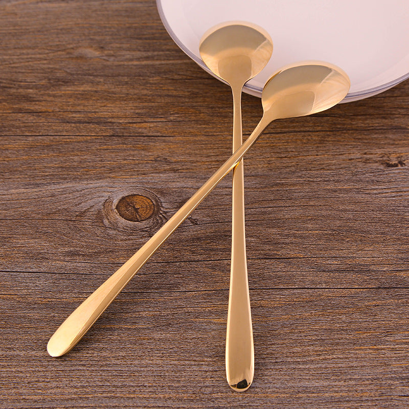 Cuillère en cuivre pur Complément Cuillère de table en cuivre Cuillère à manger
