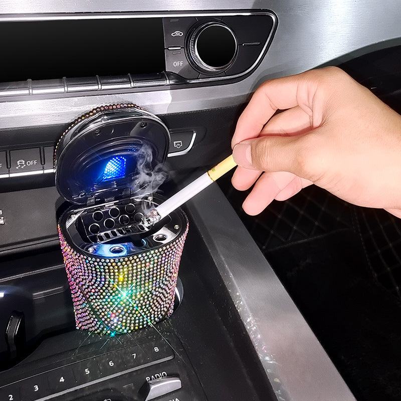 Creative And Simple Diamond Car Ashtray