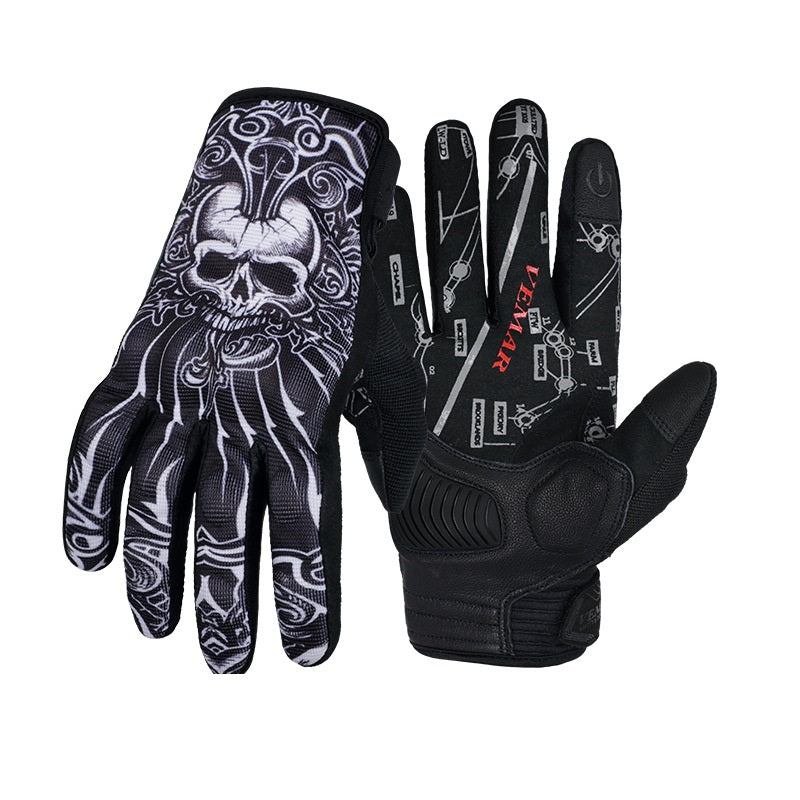 Gants de cyclisme d'été pour moto, VTT, moto tout-terrain, respirants et résistants à l'usure, de protection solaire, fins, à écran tactile pour hommes