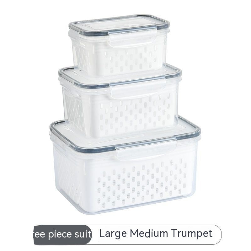Boîte de conservation multifonctionnelle pour fruits et légumes, à placer au réfrigérateur