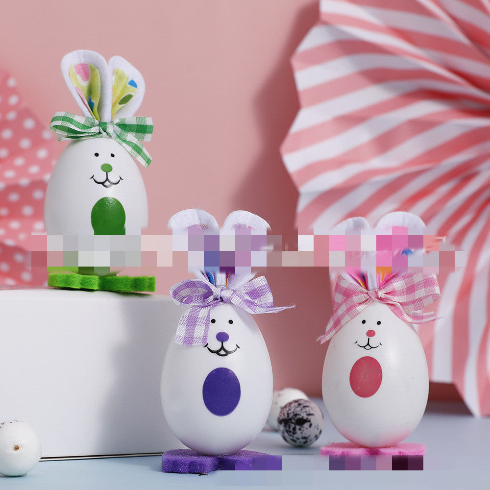 Lapin de Pâques Décoration de Pâques Cadeau en forme de lapin Ornements de décoration pour la maison