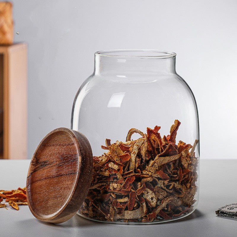 Bocal de rangement hermétique en verre borosilicaté