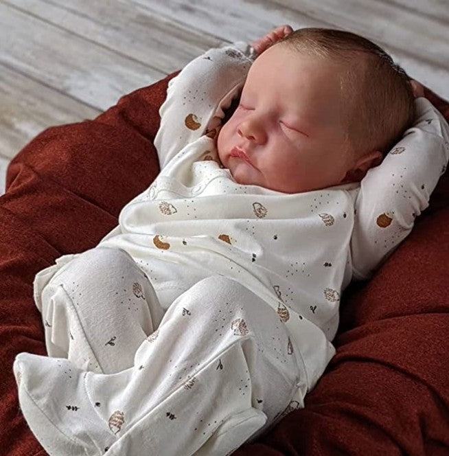 19inch Reborn Levi Cute Simulation Baby Rebirth Doll Stand Alone