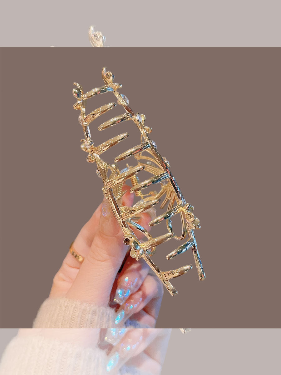 Accessoires de coiffure en forme de pince requin grande taille pour femmes