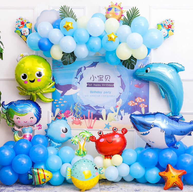 Baby One Year Old Happy Birthday Party Background Wall