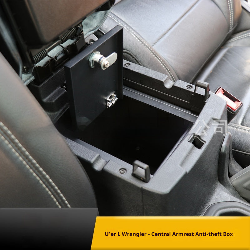 Center Console Anti-theft Box Armrest Storage Box
