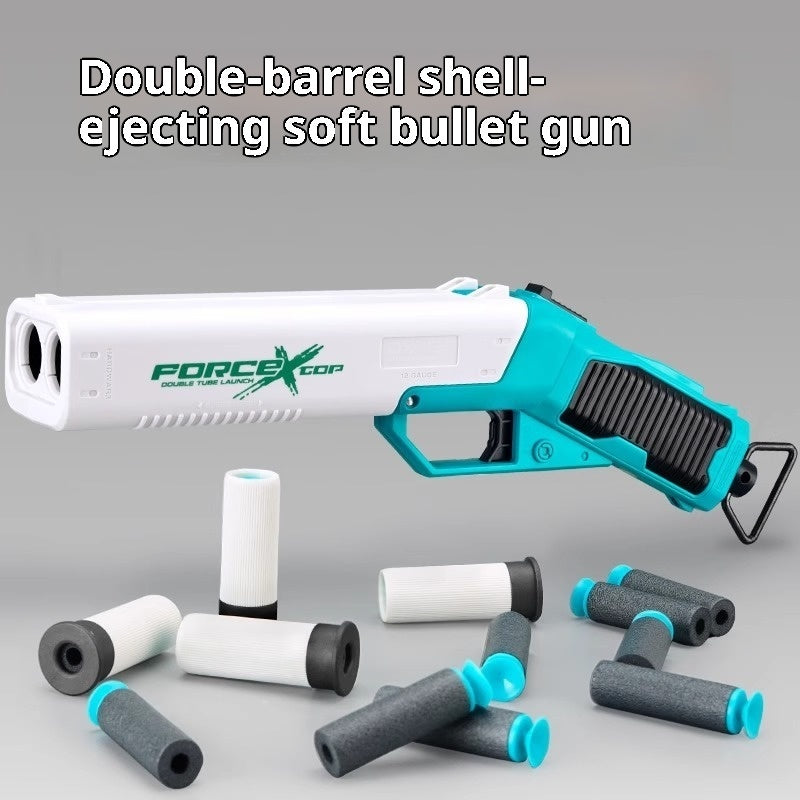 S686 Double-barreled Shotgun Spray Double-barreled Toy Gun Can Launch Children's Simulation Boy