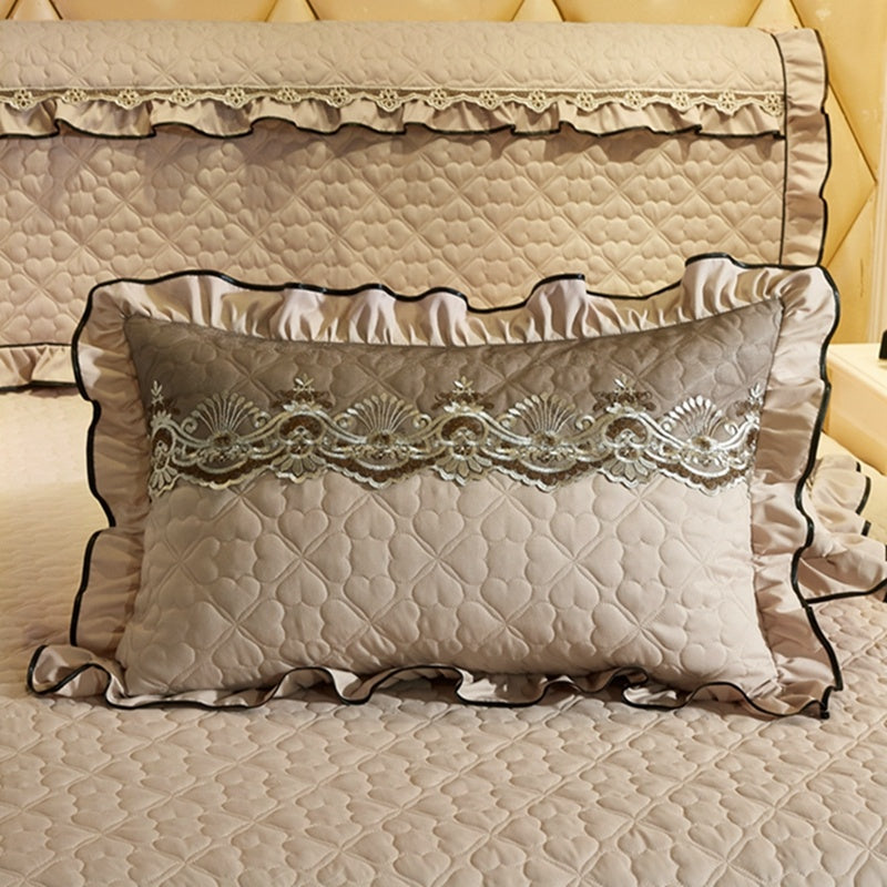 Lace Quilted Thickened Single Pillowcase