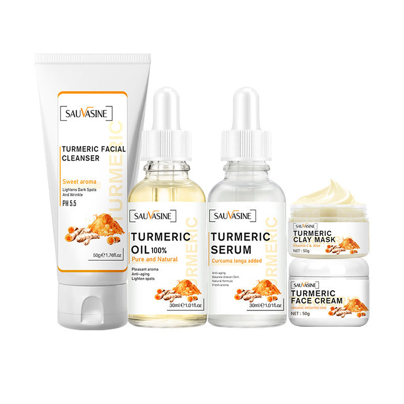 Kit de Soin à la Curcuma Douce Revitalisation Nourrissant en Profondeur Hydratant