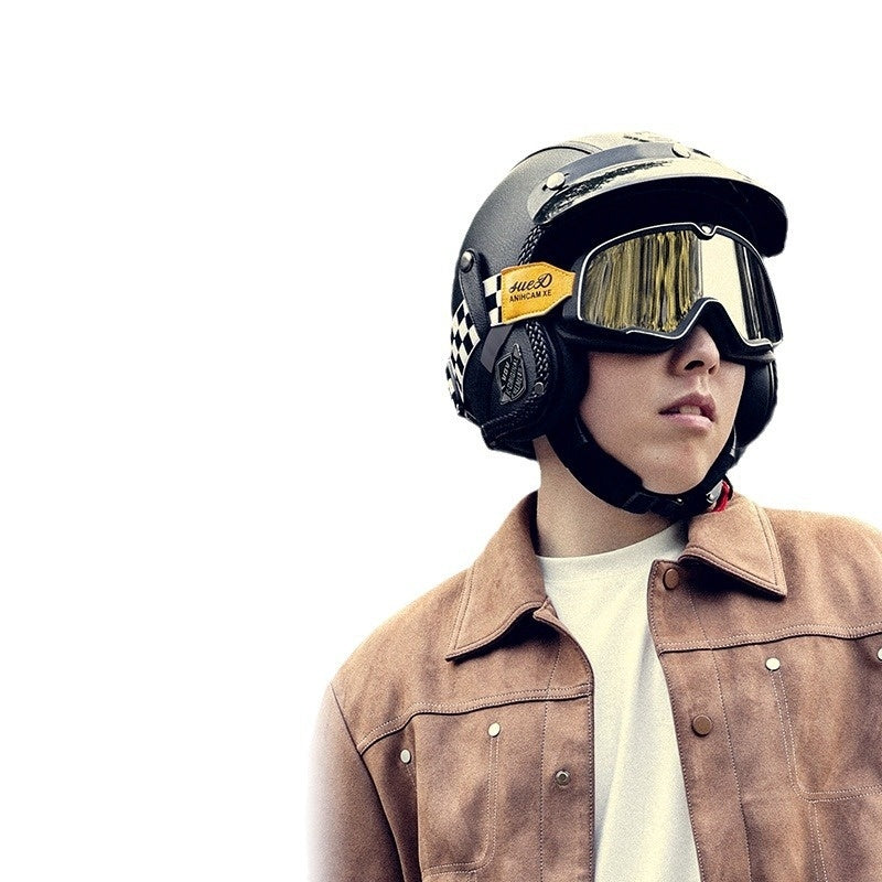 Casque de moto 3C certifié Rétro Voiture électrique
