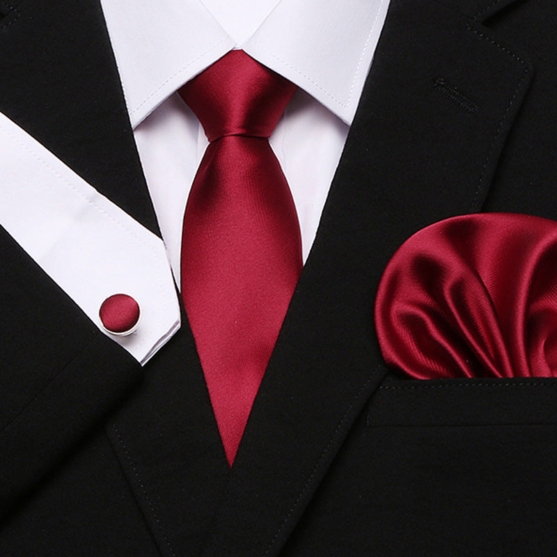 Costume trois pièces cravate homme de la nouvelle série cravate fleur de cachemire