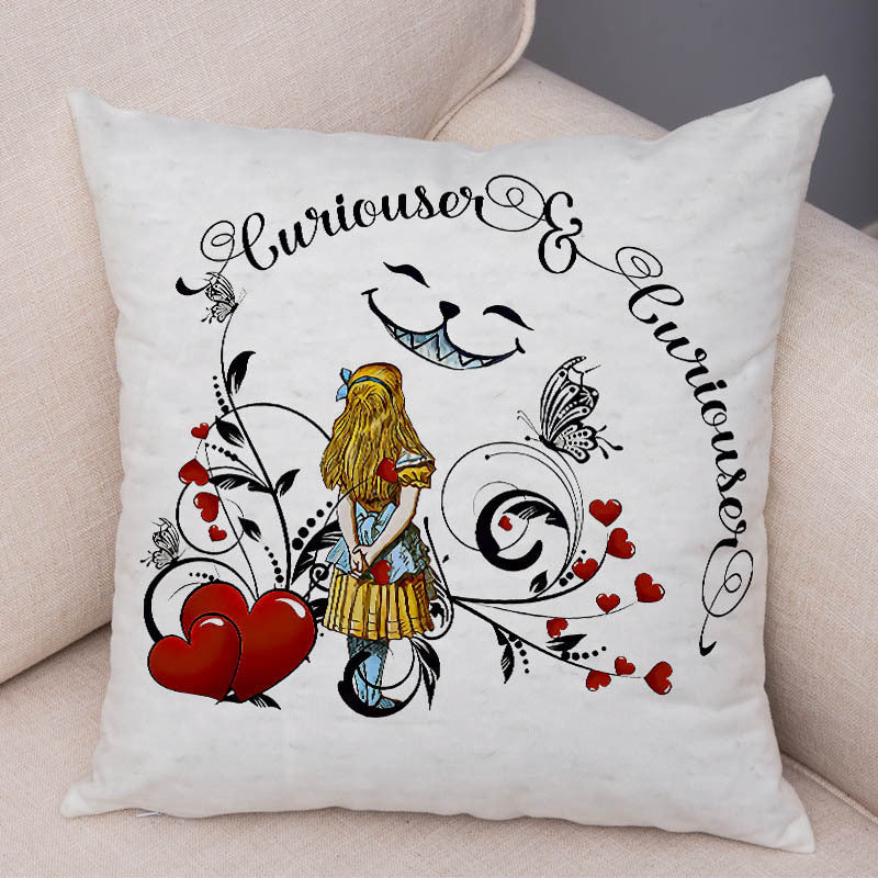 Cartoon Animal Home Sofa Pillow Cushion Cover Digital Printing