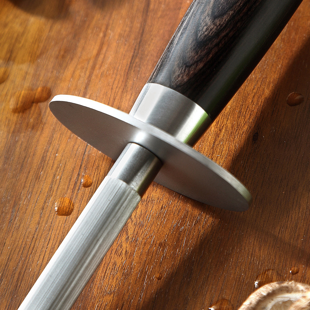 Tige d'affûtage en acier à haute teneur en carbone, outil d'affûtage de couteaux professionnel pour chefs