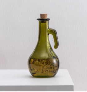 Bidon d'huile en verre épaissi, ruban d'étanchéité en liège, pot à assaisonnement, bouteille de sauce soja de rangement de cuisine