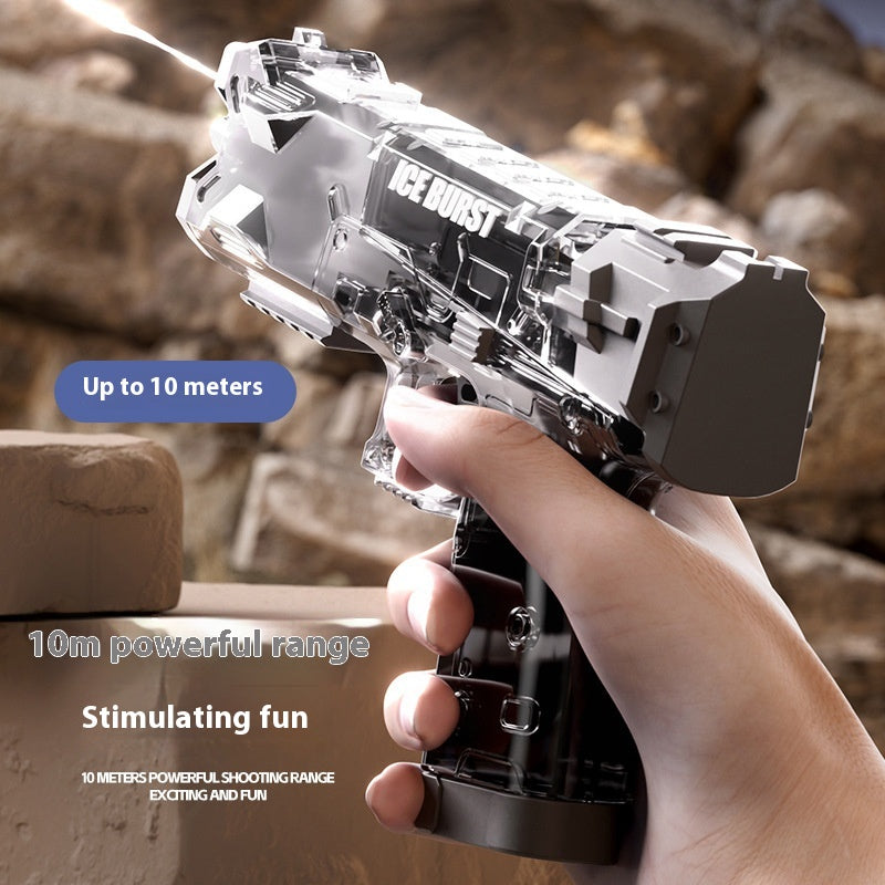 Children's Ice Burst Water Gun Toy Manual Continuous Firing