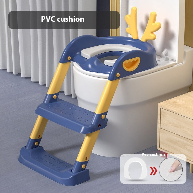 Children's Toilet Toilet Stairs Baby Girl Boy Ladder Bedpan Cushion Baby Household Urinal