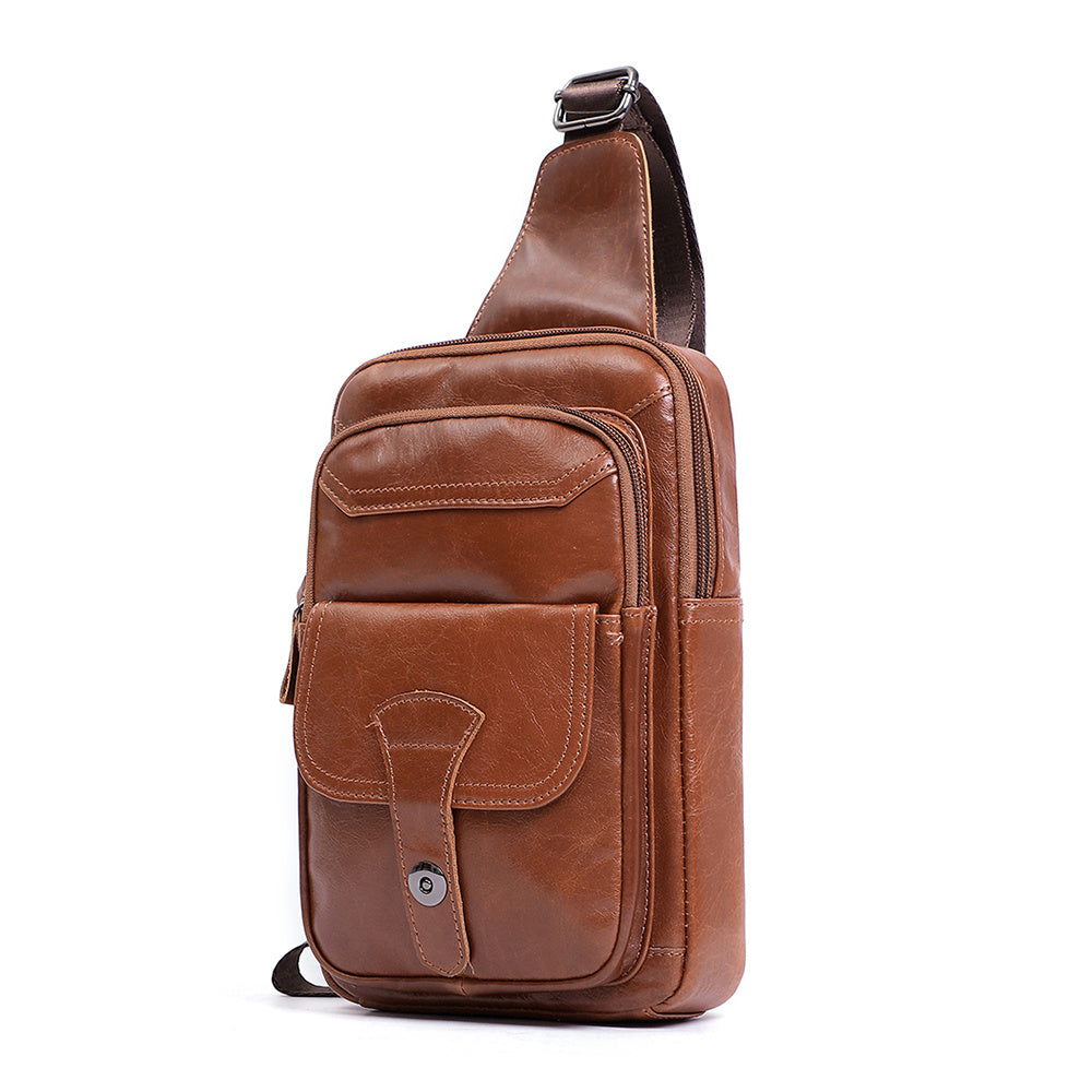 Sac de Poitrine Homme Tendance Urbaine Bandoulière