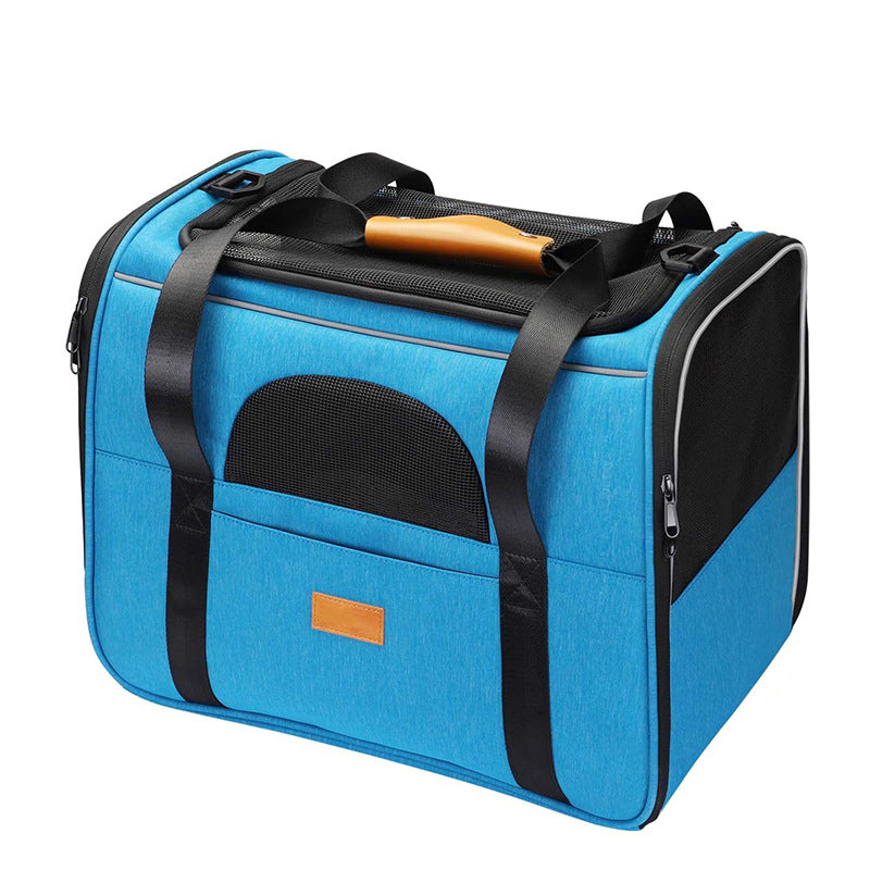 Sac à couches pliable pour petits chiens et chats Sac à bandoulière respirant pour l'extérieur