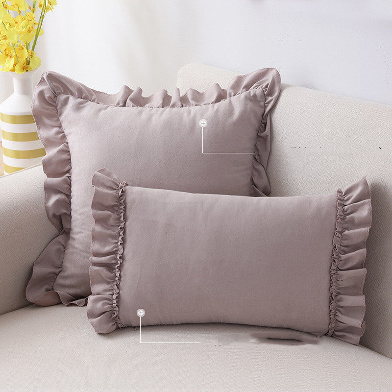 Taie d'oreiller petit coussin Taie d'oreiller suède pour canapé de chevet