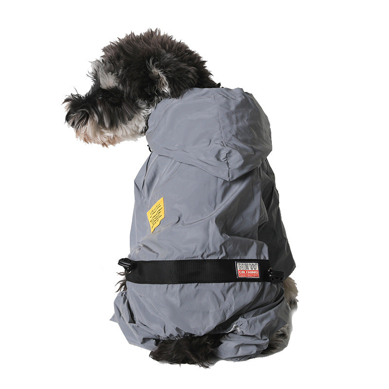 Imperméable réfléchissant pour animaux de compagnie - Promenades nocturnes