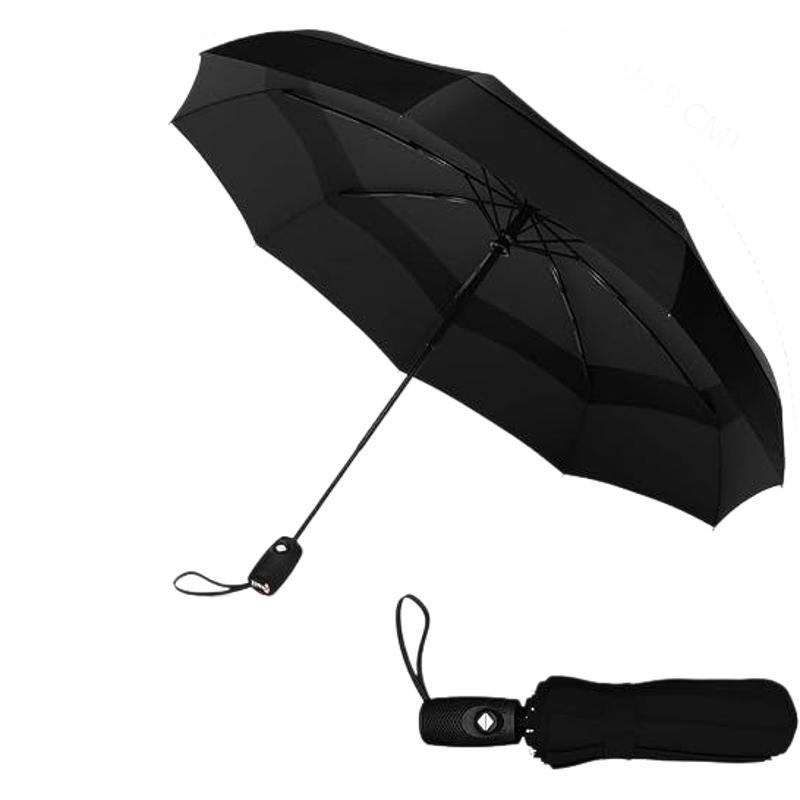 Automatic Folding Umbrella Three-Fold Travel-Ready Windproof