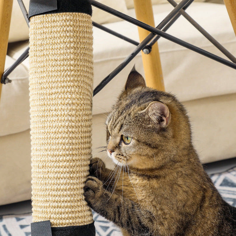 Jouet pour animaux de compagnie : Griffoir portatif pour chats