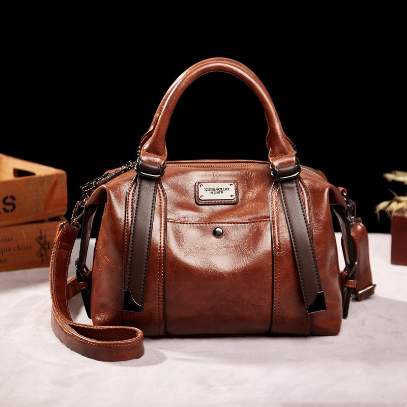 Sac bandoulière rétro pour femme grande capacité