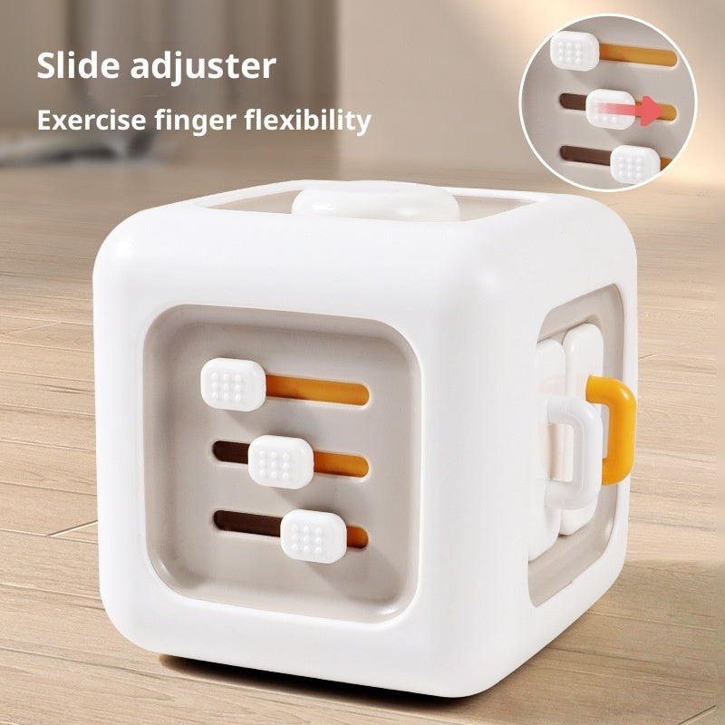 Children's Hexahedral Cube 3d Three-dimensional Busy Ball Turn Enlightenment Baby 1-3 Early Childhood Educational Toys Cross-border