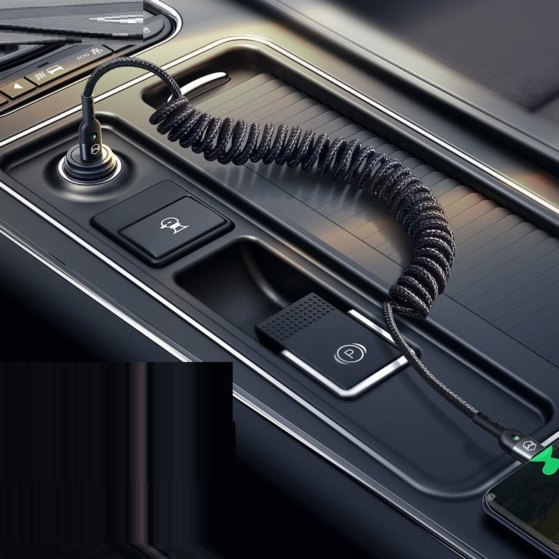 Câble de données de charge rapide bidirectionnelle à ressort