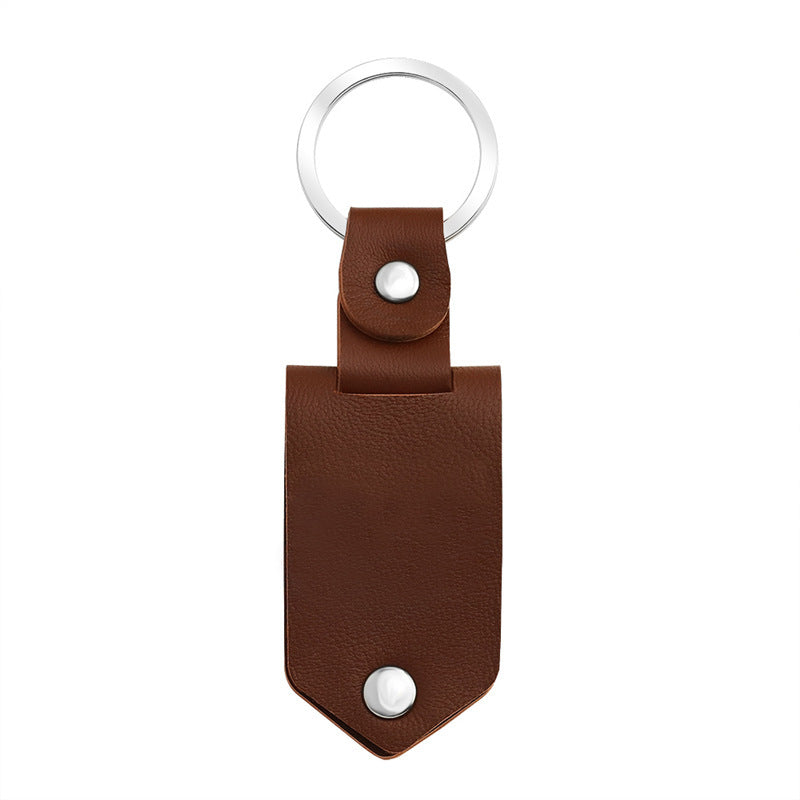 Porte-clés vierge à fermoir thermocollant DIY